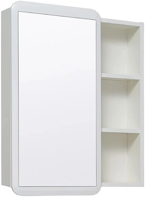 Зеркальный шкаф 55x75 см белый L/R Runo Капри УТ000003786