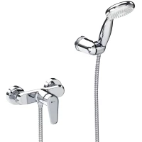 Смеситель для душа Lemark Point LM0303C с душевым гарнитуром, хром