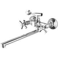 Смеситель для ванны Viko V-1425 универсальный, с душевым гарнитуром, хром