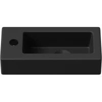 Раковина Lavinia Boho Bathroom Sink 33311018 37x18 см R, рукомойник, черный матовый