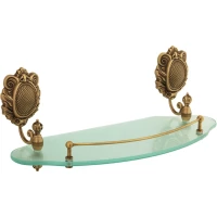 Полка стеклянная 40 см Migliore Cleopatra ML.CLE-60.740.BR