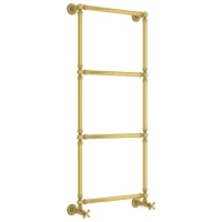 Полотенцесушитель водяной 1260x500 состаренная латунь Сунержа Ренессанс 1304 051-0280-1250