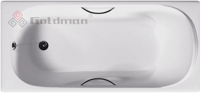 

Чугунная ванна 170x80 см с отверстиями для ручек Goldman Nova NV17080H