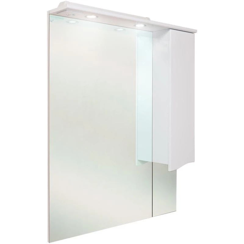 Зеркальный шкаф 75x105,6 см белый глянец R Onika Моника 207507