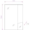 Зеркальный шкаф 75x105,6 см белый глянец R Onika Моника 207507 - 3