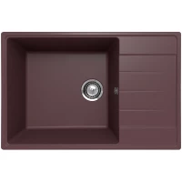 Кухонная мойка Ulgran Prima 760-06 76x50 см, трюфель