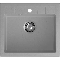 Кухонная мойка GranFest Quadro 561 56x50 см, серый