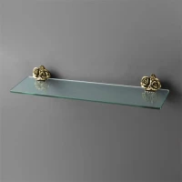 Полка стеклянная 60 см бронза Art&Max Rose AM-0913-B