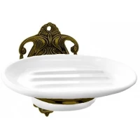 Мыльница с держателем бронза Art&Max Impero AM-1233-Br