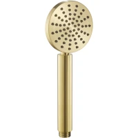 Душевая лейка Benesque Lumiere 27010804 85 мм, 1 режим, латунь матовая