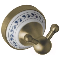 Крючок Bemeta Kera 144706037 двойной, для ванны, бронза