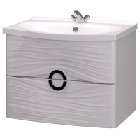 Тумба с раковиной белый глянец 71,3 см Aima Design Breeze У40415