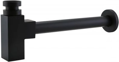 Сифон для раковины BelBagno BB-SMQ2-NERO смеситель для раковины с донным клапаном belbagno luce luc lvm nero
