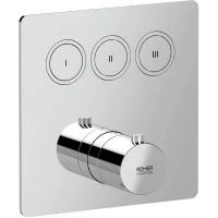 Термостат для ванны Remer X Style X99QD3KB встраиваемый, хром