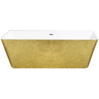 Акриловая ванна Lagard Vela Treasure Gold lgd-vla-tg 168x80 см, отдельностоящая, золотой