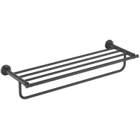 Полка для полотенец Aquatek Классик AQ4515MB 65 см, черный матовый