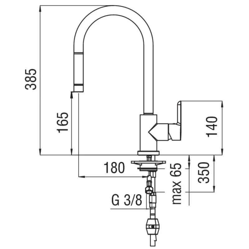 Смеситель для кухни Nobili ABC AB87137/1CR Смеситель для кухни Nobili ABC AB87137/1CR