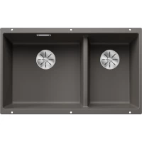 Кухонная мойка Blanco Subline 430/270-U InFino 527350 75,5x46 см, вулканический серый