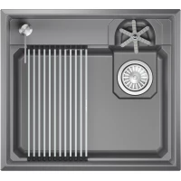 Кухонная мойка Granula 5807R, АЛЮМИНИУМ 58x52 см, алюметаллик