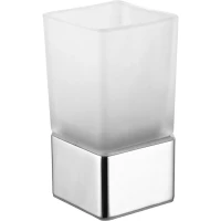 Стакан для зубных щеток Azario Rina AZ-130B настольный, хром