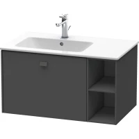 Тумба графит матовый 82 см Duravit Brioso BR401204949