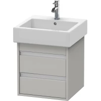Тумба бетонно-серый матовый 45 см Duravit Ketho KT663500707