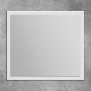 Изображение товара зеркало 90x80 см белый глянец cezares 45008
