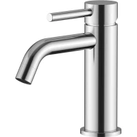 Смеситель для раковины Knotlor Eclipse SS-20 нержавеющая сталь