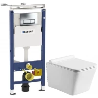 Комплект подвесной унитаз MEER MR-2101 + система инсталляции Geberit 458.125.21.1