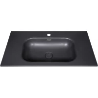 Раковина Armadi Art Vallessi 838-080-A 80x46 см, накладная, антрацит матовый