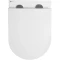 Унитаз подвесной Lemark Glazer 9614003 безободковый, торнадо, с сиденьем микролифт, белый глянец - 4