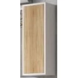 Изображение товара шкаф одностворчатый подвесной 25x65 см белый глянец/дуб сонома corozo гольф sd-00000365