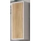 Шкаф одностворчатый подвесной 25x65 см белый глянец/дуб сонома Corozo Гольф SD-00000365 - 1