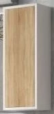 Шкаф одностворчатый подвесной 25x65 см белый глянец/дуб сонома Corozo Гольф SD-00000365