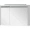 Зеркальный шкаф 89x60 см с подсветкой белый Aquanet Лайн 00164934 - 1