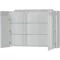 Зеркальный шкаф 89x60 см с подсветкой белый Aquanet Лайн 00164934 - 5
