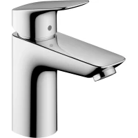 Смеситель для раковины Hansgrohe Logis 71102000 CoolStart, с донным клапаном, хром