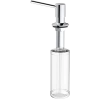 Дозатор для жидкого мыла Raglo R720.01 350 мл, встраиваемый, для кухни, хром