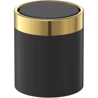 Мусорное ведро WeltWasser Teddy BLG 10000014213 1,5л, золотой/черный