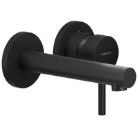 Смеситель для раковины Nobili Live LV00499BM встраиваемый, без донного клапана, черный матовый