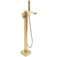 Смеситель напольный для ванны Rea Tery REA-B5307 золотой матовый