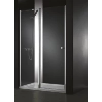 Душевая дверь распашная Cezares Elena 110 см текстурное стекло ELENA-W-B-12-110-P-Cr-L