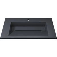 Раковина Uperwood Next Premium 290000019 80x45 см, накладная, серый глянец