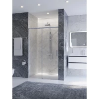 Душевая дверь Cezares Plane PLANE-BF-1-160-C-CR 160 см, профиль хром, стекло прозрачное