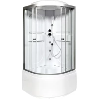 Душевая кабина 100x100x215 см Deto L610GM прозрачное