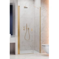 Душевая дверь Radaway Nes Gold DWS 110 Left 10028110-09-01L 110 см L, профиль золотой, стекло прозрачное