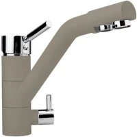 Смеситель для кухни Longran Sprint Universal LM1394 - 54 с подключением к фильтру, трюфель