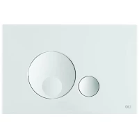 Кнопка смыва OLI Globe 152949 для инсталляции, белый