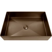 Раковина-чаша AltroBagno Solido AltroBagnoSolido001024BrAn 60x40 см, накладная, состаренная бронза