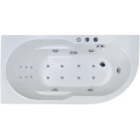 Акриловая гидромассажная ванна 138x79 см L Royal Bath Azur De Luxe RB614200DL-L